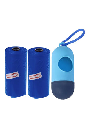 Star Babies - Scented Nappy Bag Navy Blue + Dispenser - Pack of 2/30 Bags
