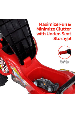MOON Blaze Quad Bike for Kids - ATV Design for 12 Months+ boys/Girls - Red
