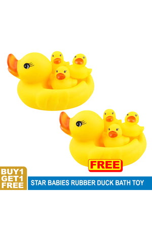 Star Babies - Rubber Duck Toy - Pack Of 8 - Yellow