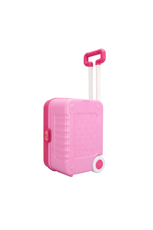 Urban Tots Big Trolley Beauty Set – Pretend & Play Makeup Toy Set With All Essential Accessories-Pink