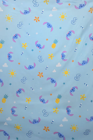Lilo & Stitch 5-Piece Comforter Set, Brushed Microfiber, Polyester Shell, – Blue