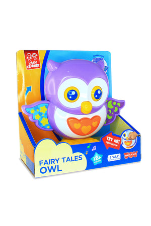 Little Learners Fairy Tales Animals - Light & Sound, Multi-Articulated Head & Legs, Owl