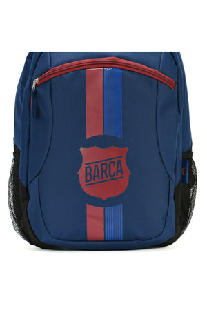 FC Barcelona Backpack for Boys & Girls – BARCA Football School Bag with 2 Zipper Compartments, Travel Backpack, Durable Polyester Sports Daypack for Children Over 8 Years