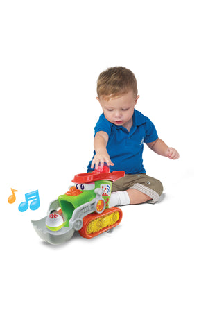 Little Learners Ball Tumblin' Shovel Truck - Electronic Lights & Sounds, Load & Scoop Action, 2 Balls Included, 12M+