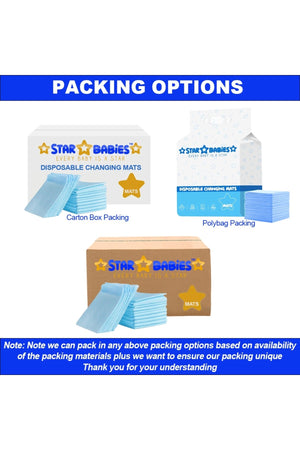 Star Babies - Disposable Changing Mats - White - 45x60 cm - 360 Pcs
