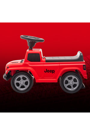 MOON Ride on Jeep Gladiator for Boys and Girls, 18-36 Months with Anti-Tipping Mechanism-Red