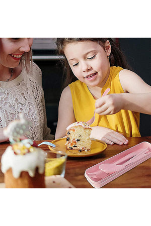 Star Babies Organic Fork, Spoon & Chopstick Set - 3 Pcs