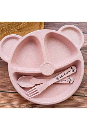 Star Babies Eco Friendly Bear Plate Set