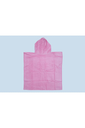 Minnie Kids Poncho Towel – 100% Cotton Soft & Absorbent Hooded Bath Towel – Pink – Girl