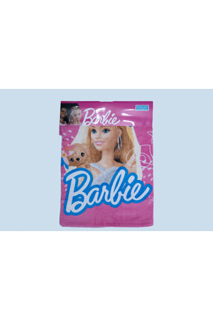 Barbie Kids Poncho Towel – Soft Hooded Towel For Girls – Pink