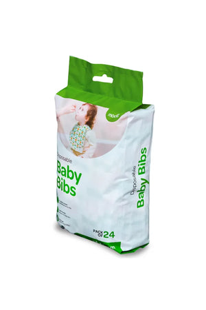 MOON Disposable baby bibs- Flowers (24 x 35 cm)