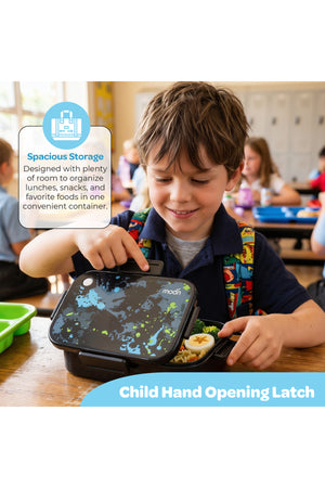 مون Kids Lunch Box PP + Stainless Steel Insulated Tiffin Box Leak-Proof, BPA-Free, Durable School Lunch Box لـ Boys & Girls Easy Open Clips Food Safe Eco-Friendly Kids Meal Box صورة المنتج | MOON Kids Lunch Box | PP + Stainless Steel Insulated Tiffin Box | Leak-Proof, BPA-Free, Durable School Lunch Box for Boys & Girls | Easy Open Clips | Food Safe Eco-Friendly Kids Meal Box product view