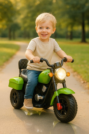 Urban Tots Sh Bike Battery Operated Small Bike For Kids With Forward & Reverse - Red, Green