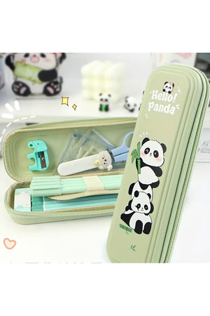 Star Babies - Hello Panda Pencil Case - Green