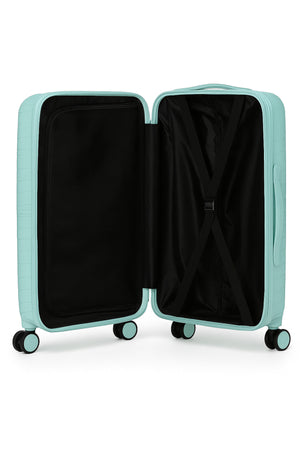 W.O.K 3-Piece Hard Shell Luggage Set – 20", 24", 28" Spinner Trolleys With Number Lock – Mint Green