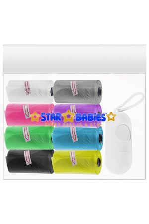 Star Babies - Scented Nappy Bag Pack of 8/120 Bags w/ Dispenser