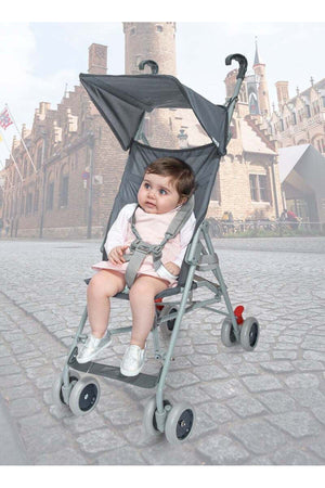 MOON - Jet Ultra Light Weight Fold Buggy Stroller Buggy - Dark Grey