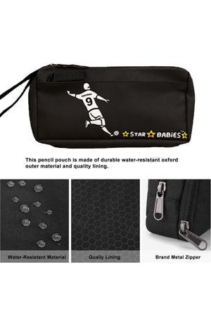 Star Babies - Double Zipper Pencil Case - Football