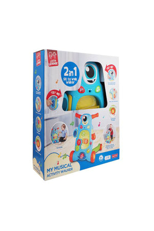 Little Learners My Musical Activity Walker - Interactive Baby Walker Toy