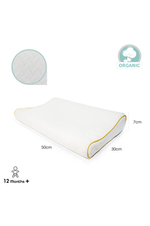 MOON Organic cool pillow - White, organic cool pillow fabric.