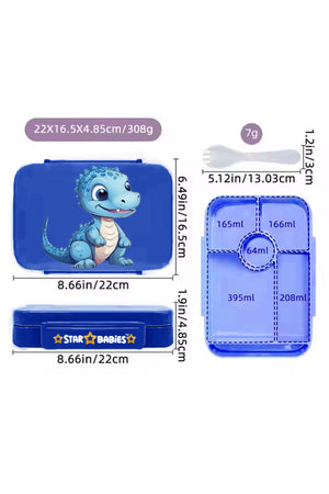 Star babies- Insulated Lunch Bag with 5 compartment Lunch Box
