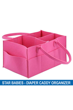 Star Babies Diaper Caddy Organizer - Pink