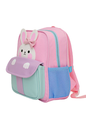 MOON Kids Backpack – Comfy 3D Design,Padded Straps, Waterproof-Perfect for Preschool, Nursery, Snacks & Lunchbox-Bunny