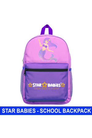 Star Babies - Kids Backpack - Mermaid - Lavender - 16-Inch/41cm