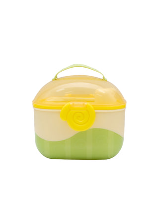 Moon Baby Milk Powder Storage Box – Portable Formula Dispenser Container with Scoop & Fork-Yellow