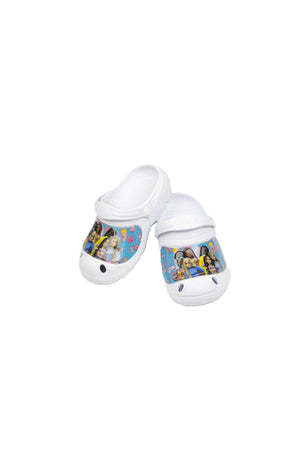Barbie Kids Clogs – Lightweight, Comfortable Slip-On Sandals – White