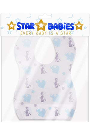 Star Babies Disposable Bibs Pack of 20 - Elephant