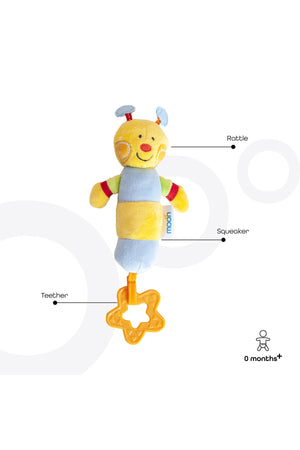 MOON Soft Rattle Toy - Bee