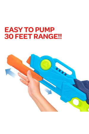 MOON Water Guns with Capacity, Super Water Pistols with Long Shoot Range -for Kids Boys Girls Adults,Blue