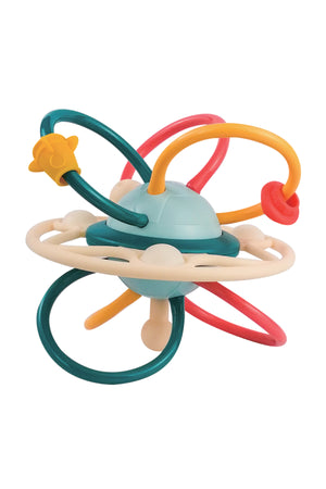 MOON Spinny Rattle and Teether Activity Ball, for Boy Girl- 6m+