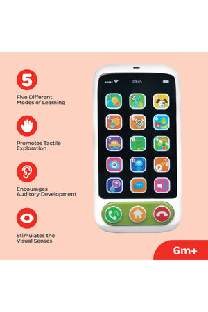 MOON A-Fone Educational and Musical Toy Electronic Touch Screen Mobile Phone Toys for Kids- 6m+
