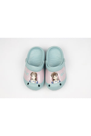 Fruits Basket Kids Clogs Lightweight & Comfortable Slip-On Footwear For Boys – Light Sky Blue
