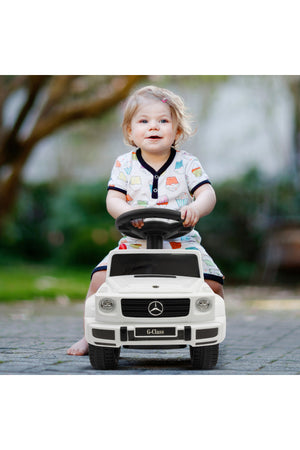 Moon Licensed Mercedes Ride on Sports Car-for Kids 12–36 Months – Push Car, Foot-to-Floor Ride On – White