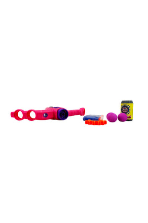 Galaxy 2-in-1 Bow and Arrow Launcher Toy Set for Kids, Shooting Game with Soft Foam Darts, Target Balls and Cans, Outdoor Sport Play Set for Boys and Girls Age 3+