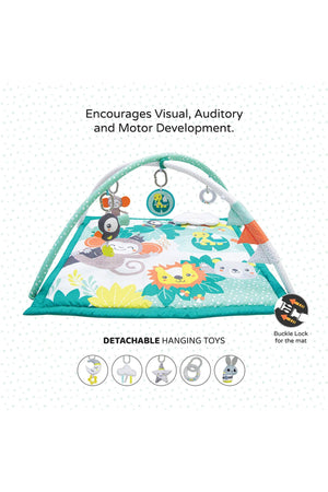 MOON Jungle Friends play mat Om+, Baby playmat & Activity Gym