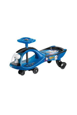Urban Tots Smily Rider Swing Ride-On & Car For Kids With Music & Horn Steering-Red & Blue