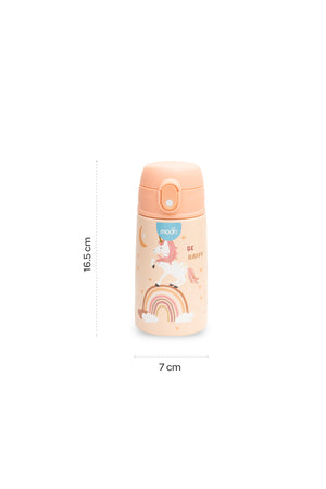 MOON Kids Insulated Water Bottle – BPA Free,Leak Proof Sipper for Toddlers – Eco-Friendly – Stays Cold or Warm for Hours -Rainbow