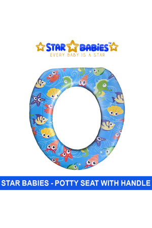 Star Babies - Potty Seat With Handle - Sea
