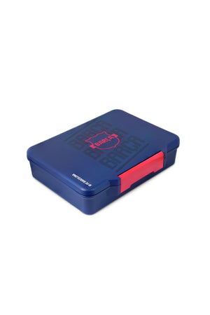 FC Barcelona Lunch Box for Boys, Children & Adults, BARCA Football 1300ml Leak-Proof 5-Compartment Bento Lunch Box for Kids with Cutlery & Sauce Container, BPA-Free Food Container for School, Office & Daily Meals