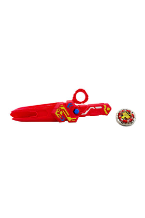 Galaxy Alloy Gyroscope Spinning Top Toy for Kids, Metal Battle Gyro Set with Launcher, High Speed Spin Fighting Top Game for Boys and Girls