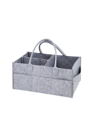 Star Babies Lightweight Diaper Caddy Organizer - Grey