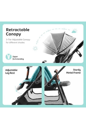 MOON Revo 360 stroller,Grey
