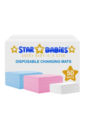 Star Babies Disposable Changing Mat - Pack of 50
