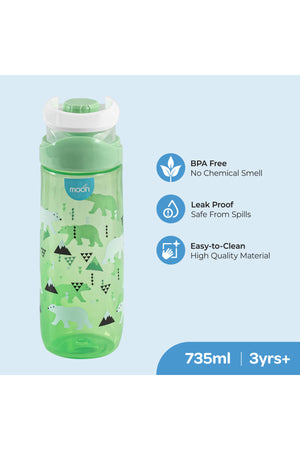 MOON Kids Water Bottle-Green