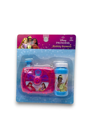 Disney Princess Bubble Machine with Bubble Solution – Outdoor Toy for Kids- Multicolor