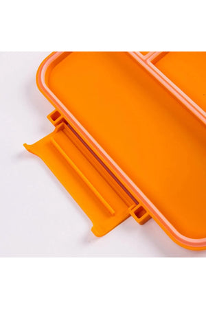 Cocobee Tritan Bento Lunch Box – 4 Compartments, Leakproof, Bpa-Free, 585Ml (3 Years+) – Orange
